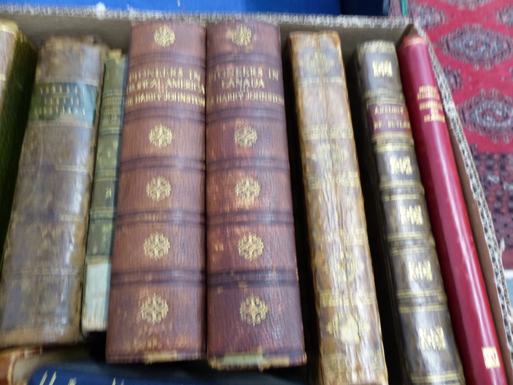 A QUANTITY OF VARIOUS BOOKS AND BINDINGS.