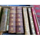 A QUANTITY OF VARIOUS BOOKS AND BINDINGS.
