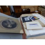 A LARGE FOLIO OF PRINTS AND PICTURES.