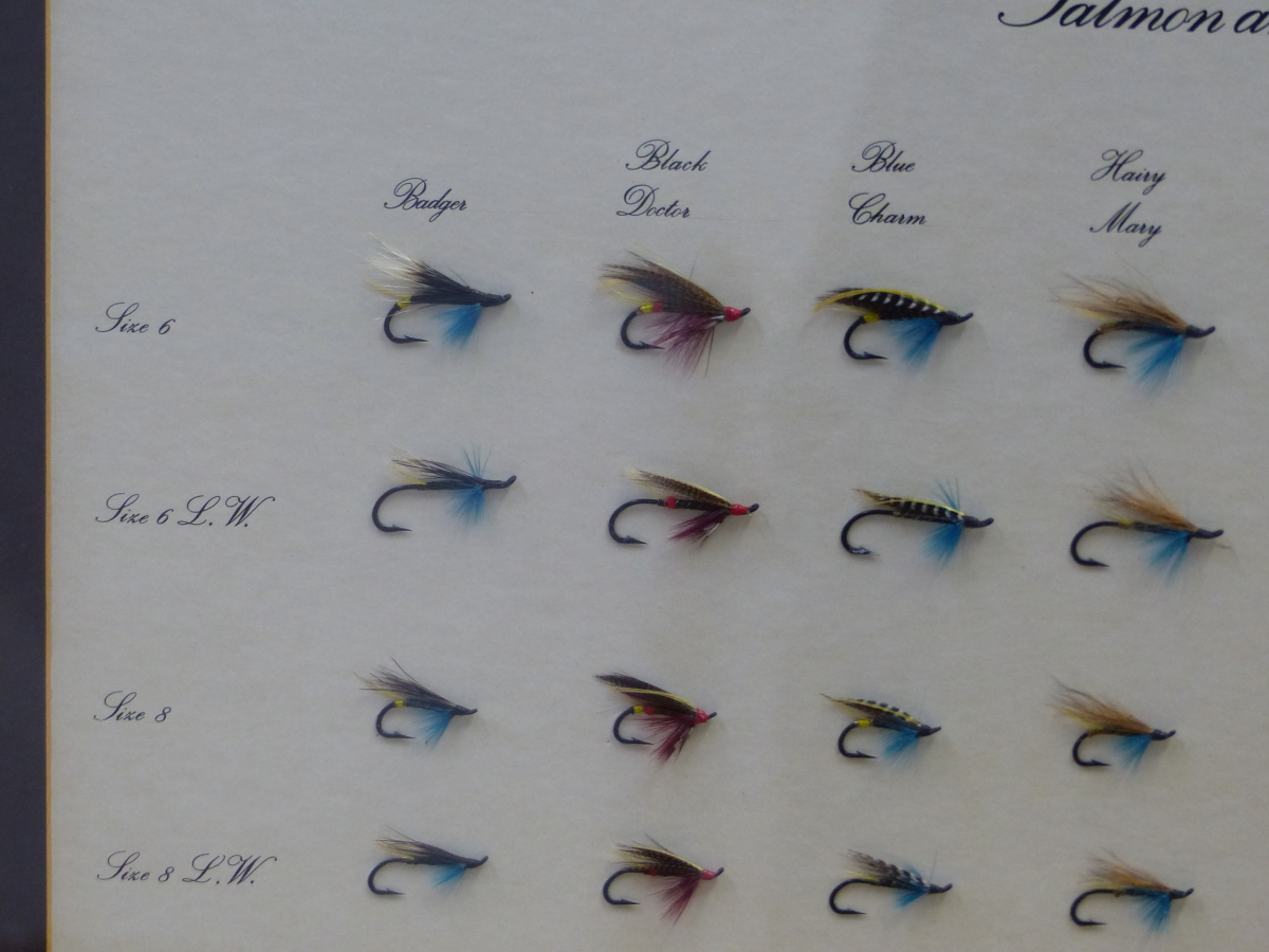 FRAMED FISHING FLIES, TWO OIL PAINTINGS, ETC. - Image 8 of 12