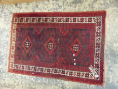 A BELOUCH RUG 136 X 90 CM