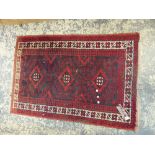 A BELOUCH RUG 136 X 90 CM