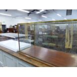 TWO VINTAGE DISPLAY CASES, ONE BY LUMINATI.