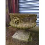 A PAIR OF SMALL CLASSICAL STYLE URNS