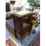 AN EDWARDIAN MUSIC CABINET.