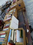 A LARGE QUANTITY OF BOOKS, ORIENTAL ART AND RELATED SUBJECTS.