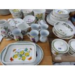 A GROUP OF VARIOUS PORTMEIRION DINNERWARE'S, BOWLS ETC.