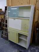 A RETRO KITCHEN CABINET.