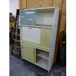 A RETRO KITCHEN CABINET.