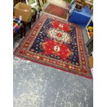 A CAUCASIAN DESIGN RUG 300 X 200 CM