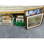 A COLLECTION OF FURNISHING PICTURES INC. EASTERN INLAID FRAMES.