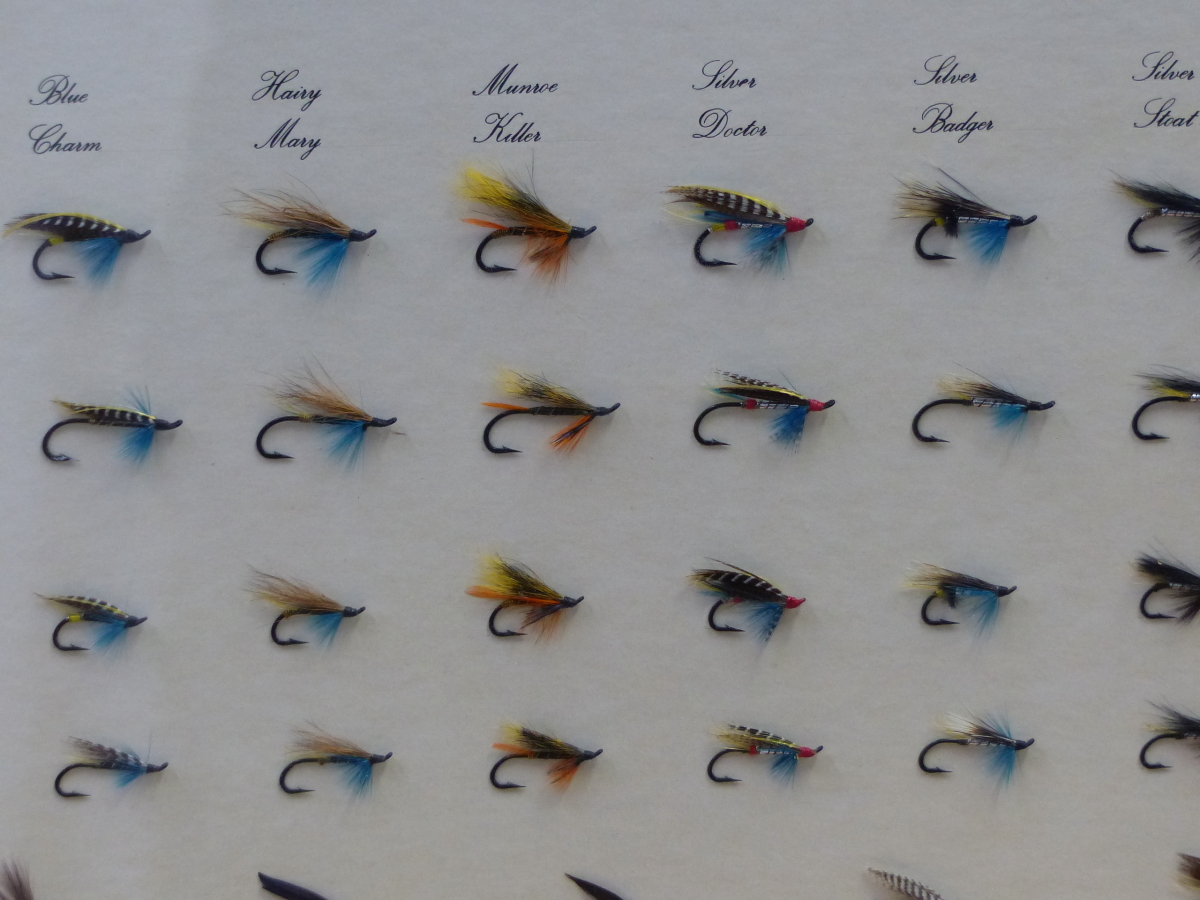 FRAMED FISHING FLIES, TWO OIL PAINTINGS, ETC. - Image 9 of 12