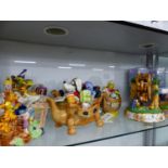 A QUANTITY OF CARDEW DESIGNS DISNEY WINNIE THE POOH AND GOOFY CHARACTERS LIMITED EDITION CERAMIC