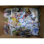 EXTENSIVE COLLECTION OF OVER 5000 LOOSE CIGARETTE, TRADE, AND BUBBLE GUM CARDS INC. A & BC GUM.