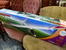 A FIREBIRD COMMANDER RADIO CONTROLLED FLYING GLIDER, IN BOX.