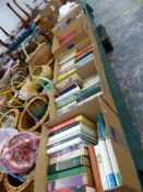 A LARGE COLLECTION OF VARIOUS BOOKS, ORIENTAL ART, ANTIQUES AND RELATED WORKS.