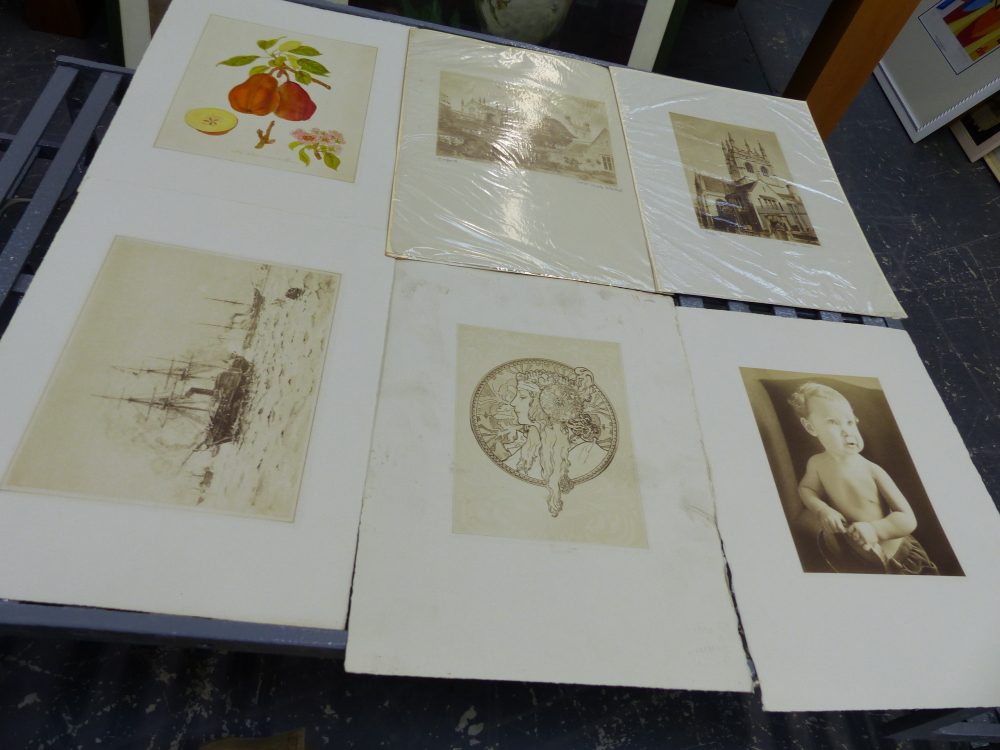 A GROUP OF UNFRAMED PRINTS, SOME RELATING TO OXFORD ARCHITECTURE ETC. - Image 8 of 11