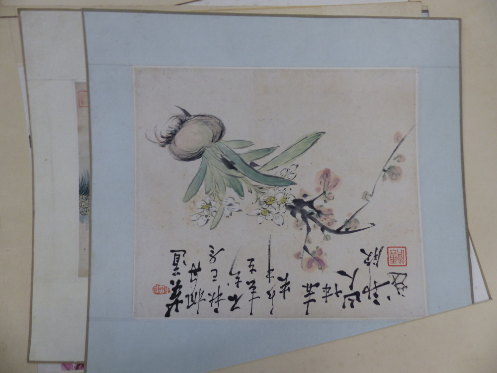 A LARGE COLLECTION OF UNFRAMED ORIENTAL PICTURES INCLUDING FOLDERS AND PORTFOLIO CASES, SIZES VARY. - Image 85 of 135