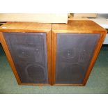 A PAIR OF LATE 60'S/70'S KEF CONCERTO LARGE LANDSCAPES AND A PAIR OF EAGLE SPEAKERS.