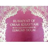 RUBAIYAT OF OMAR KHAYYAM ILLUSTRATED BY EDMUND DULAC.