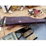 A LEG O MUTTON GUN CASE.