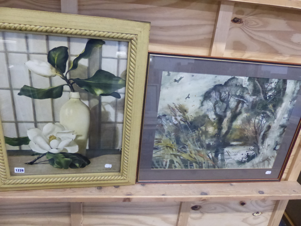 A COLLECTION OF FURNISHING PICTURES, INCLUDING WATERCOLOURS, ANTIQUE AND LATER PRINTS, OIL - Image 10 of 13