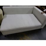 A MODERN CORNER SOFA. W 153 X D 111 X SEAT HEIGHT 45cms.