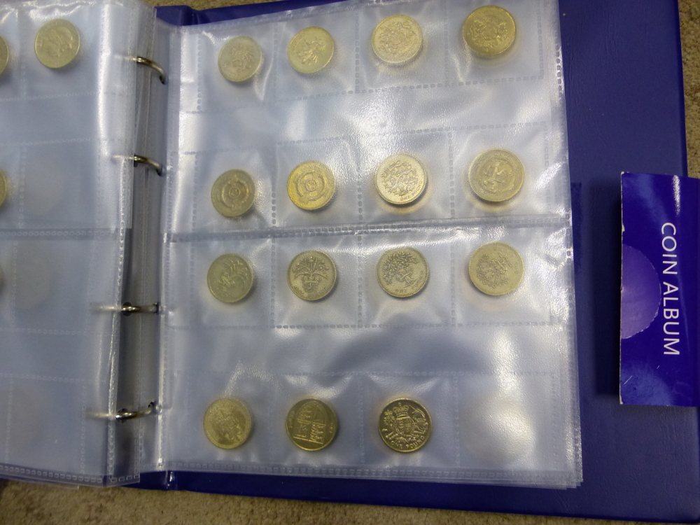 A QUANTITY OF VARIOUS COLLECTORS COIN INC. A LARGE NUMBER OF £1 AND £2 COINS, COLLECTORS CARDS TO - Image 22 of 32