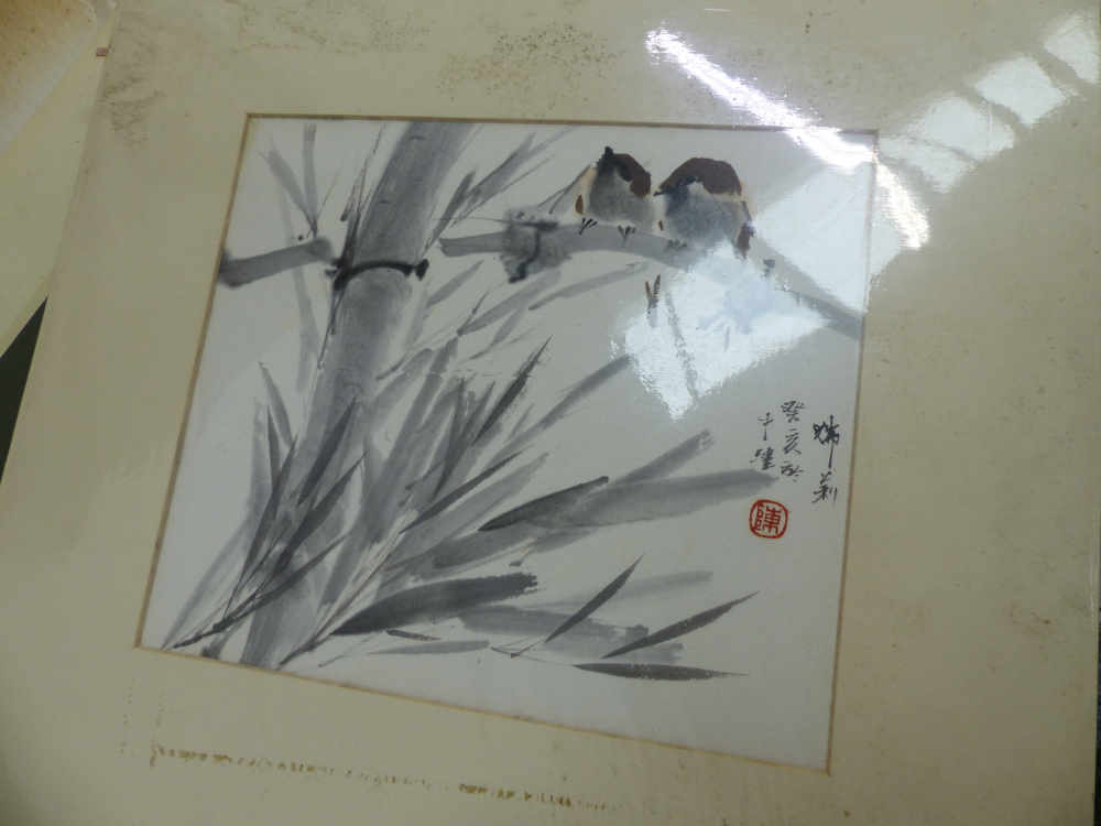 A LARGE COLLECTION OF UNFRAMED ORIENTAL PICTURES INCLUDING FOLDERS AND PORTFOLIO CASES, SIZES VARY. - Image 115 of 135