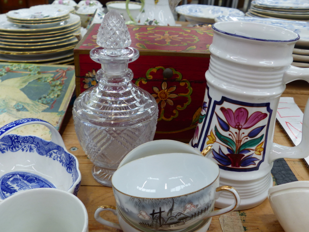 A VICTORIAN WHITE WARE RELIEF DECORATED TEAPOT, A WEDGWOOD SMALL JASPERWARE DISH , AN EASTERN - Image 9 of 10