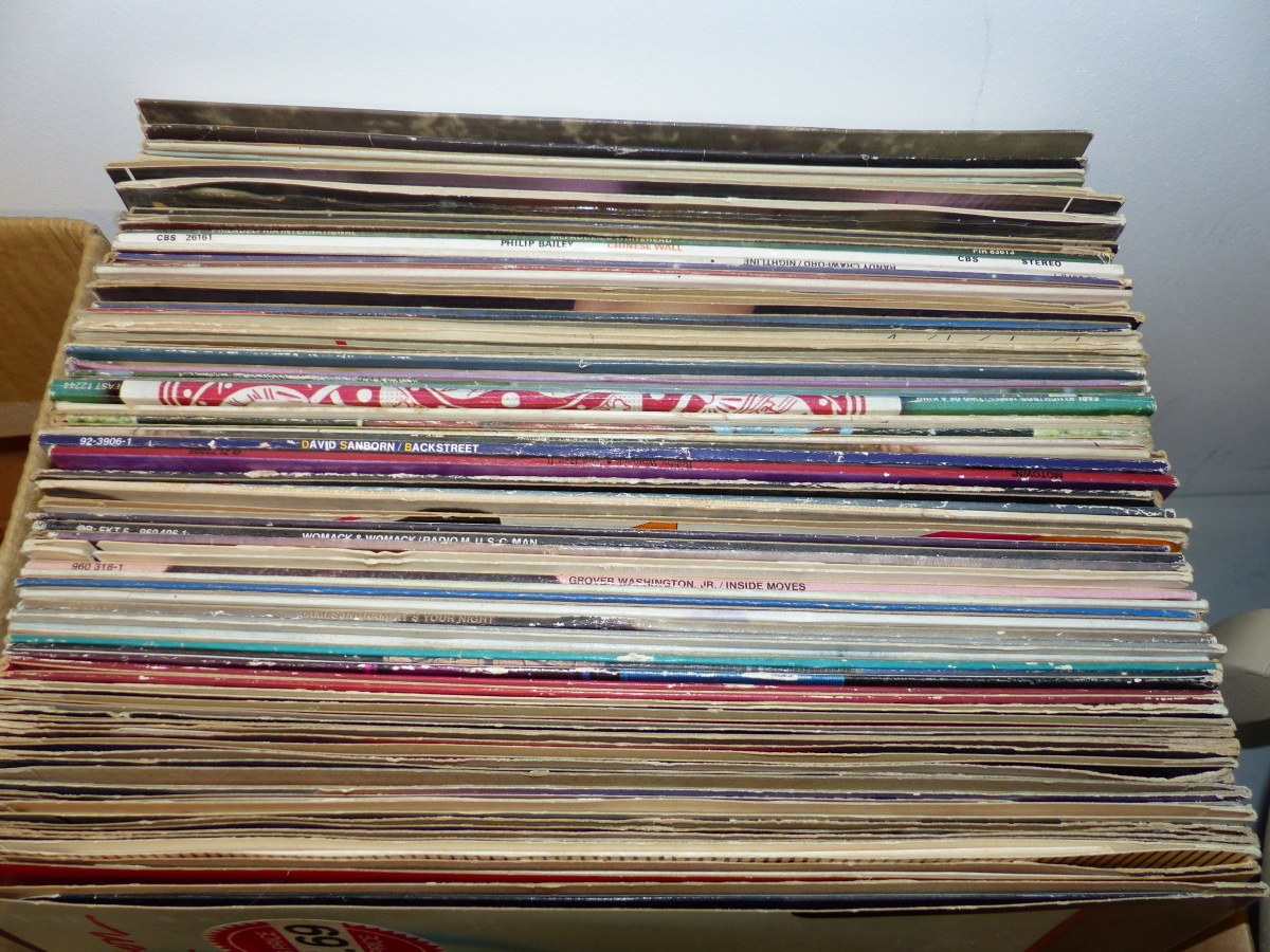 APPROX 65 LP'S AND VARIOUS SINGLES, MAINLY 1970/80. SOUL, JAZZ ETC.