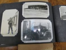 A VINTAGE PHOTOGRAPH ALBUM, RAF RELATED, AND CANADA.