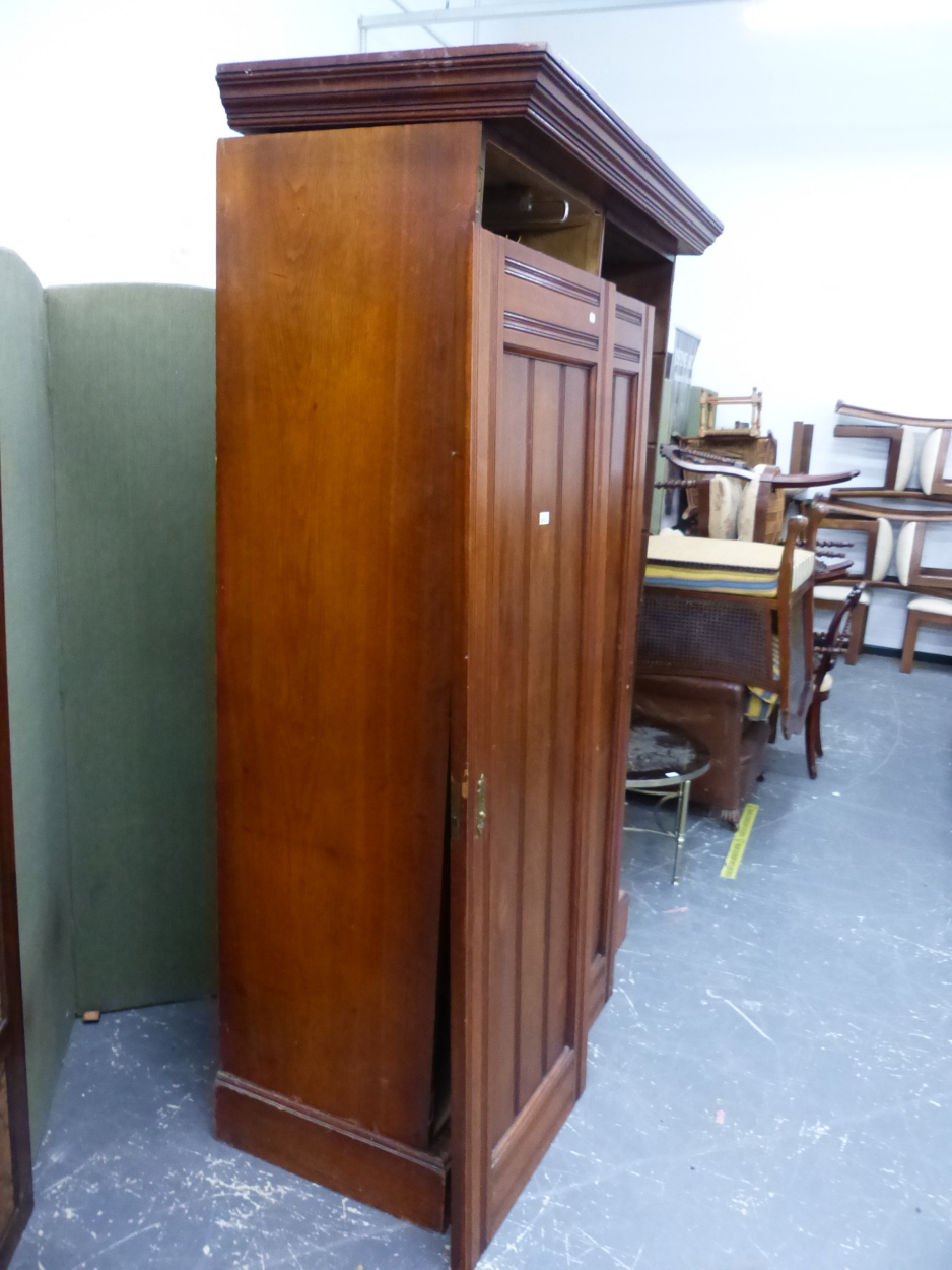 A LATE VICTORIAN COMPACTUM WARDROBE. W 126 X D 55 X APRROX 212CMS. - Image 8 of 8