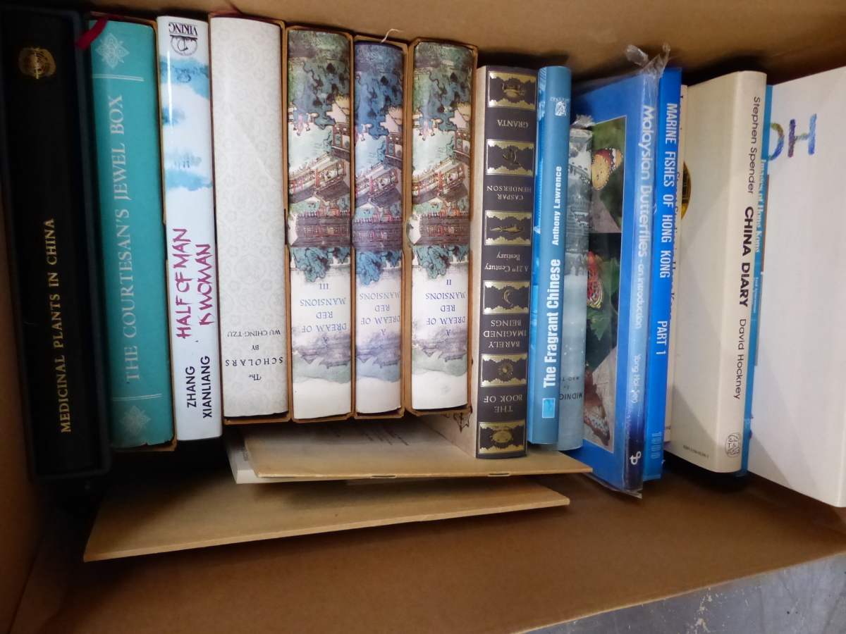 SIX BOXES OF VARIOUS BOOKS. - Image 3 of 7