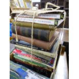 A GROUP OF BOOKS TO INCLUDE LEATHER BOUND WITNEY PARISH 1876, 77,78, OTHER TITLES OXFORDSHIRE