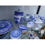 A QUANTITY OF SPODE ITALIAN CHINA WARES.