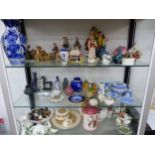 VARIOUS CHINA ORNAMENTS, ETC.