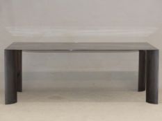 A RARE ITALIAN POLTRONA FRAU CARBON FIBRE " WING" DESK / TABLE ONE OF THE WORLD FIRST PIECES OF