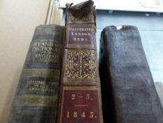 A WELSH LANGUAGE NEW TESTAMENT, THE LEATHER BINDING STAMPED WITH THE DATE 1849, THE ILLUSTRATED