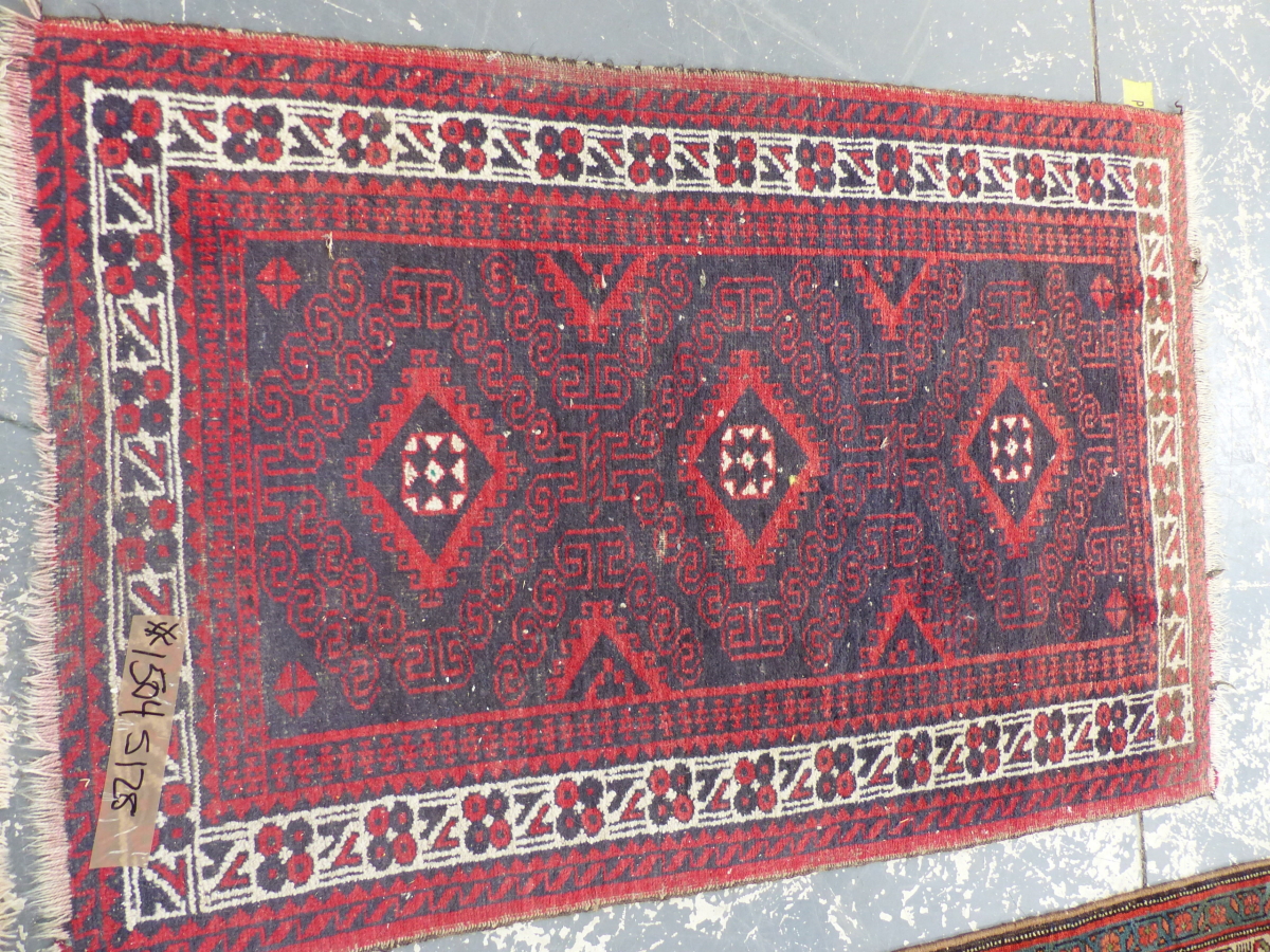 A BELOUCH RUG, 134 X 92cm. - Image 2 of 12