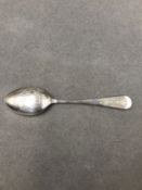 I LOVE LIBERTY, HALLMARKED SILVER TEA SPOON THE REVERSE OF THE BOWL DEPICTS A DOVE DEPARTING AN OPEN
