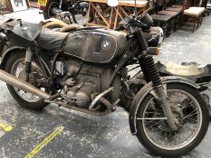 BMW R75 MOTORCYCLE (1974)- A GOOD DRY STORED "BARN FIND" EXAMPLE WITH NUMEROUS ACCESSORIES AND