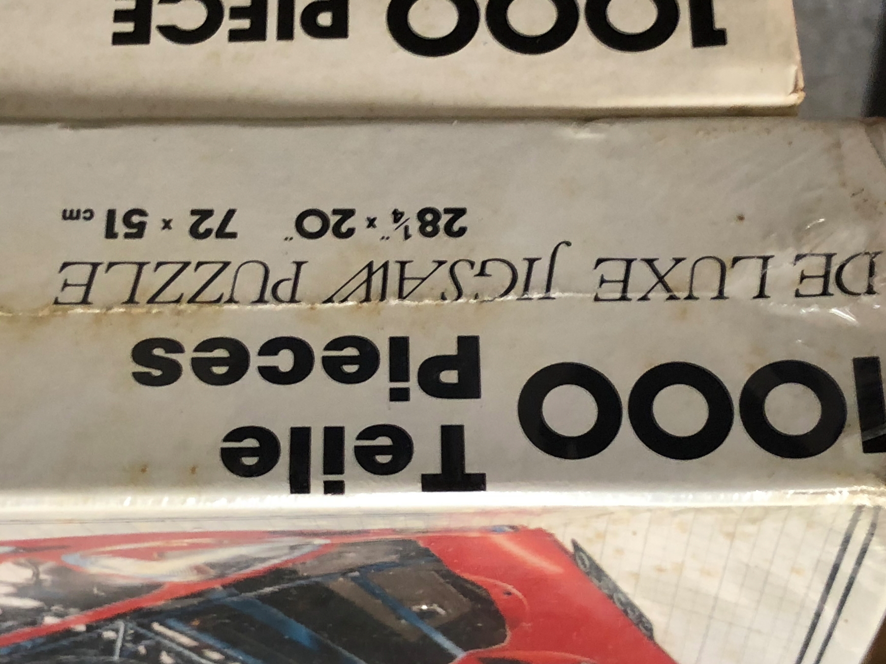 TWO KK JIGSAW BOXED 1000 PIECE PUZZLES OF A 1962 FERRARI 250 GTO AND OF A 1957 MASERATI 250F - Image 3 of 5