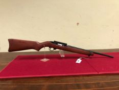RIFLE (FAC REQUIRED) A NEW WEBLEY AND SCOTT A22 .22LR SEMI AUTO SERIAL NUMBER A1581284 (ST NO.
