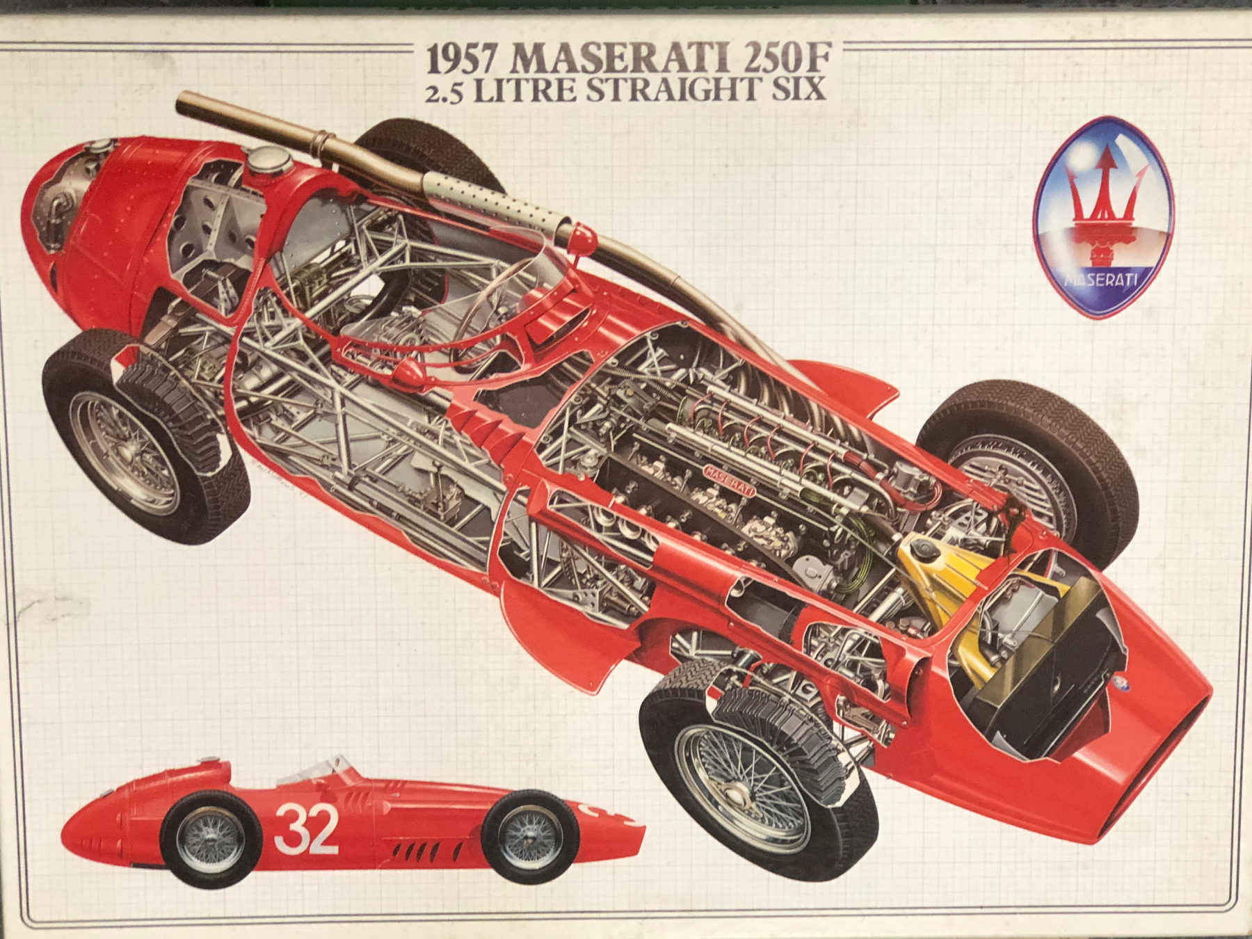 TWO KK JIGSAW BOXED 1000 PIECE PUZZLES OF A 1962 FERRARI 250 GTO AND OF A 1957 MASERATI 250F - Image 4 of 5
