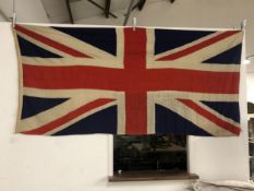 A UNION FLAG. 140 x 275cms.