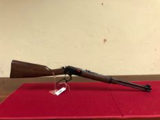 A CHAPPA LEVER ACTION.22.LR RIFLE SERIAL NUMBER CF18DO3544 (ST NO ...........)