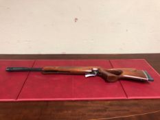 WEIHRAUCH HW97K AIR RIFLE 0.20 SERIAL No.2023380 WITH THUMBHOLE STOCK.