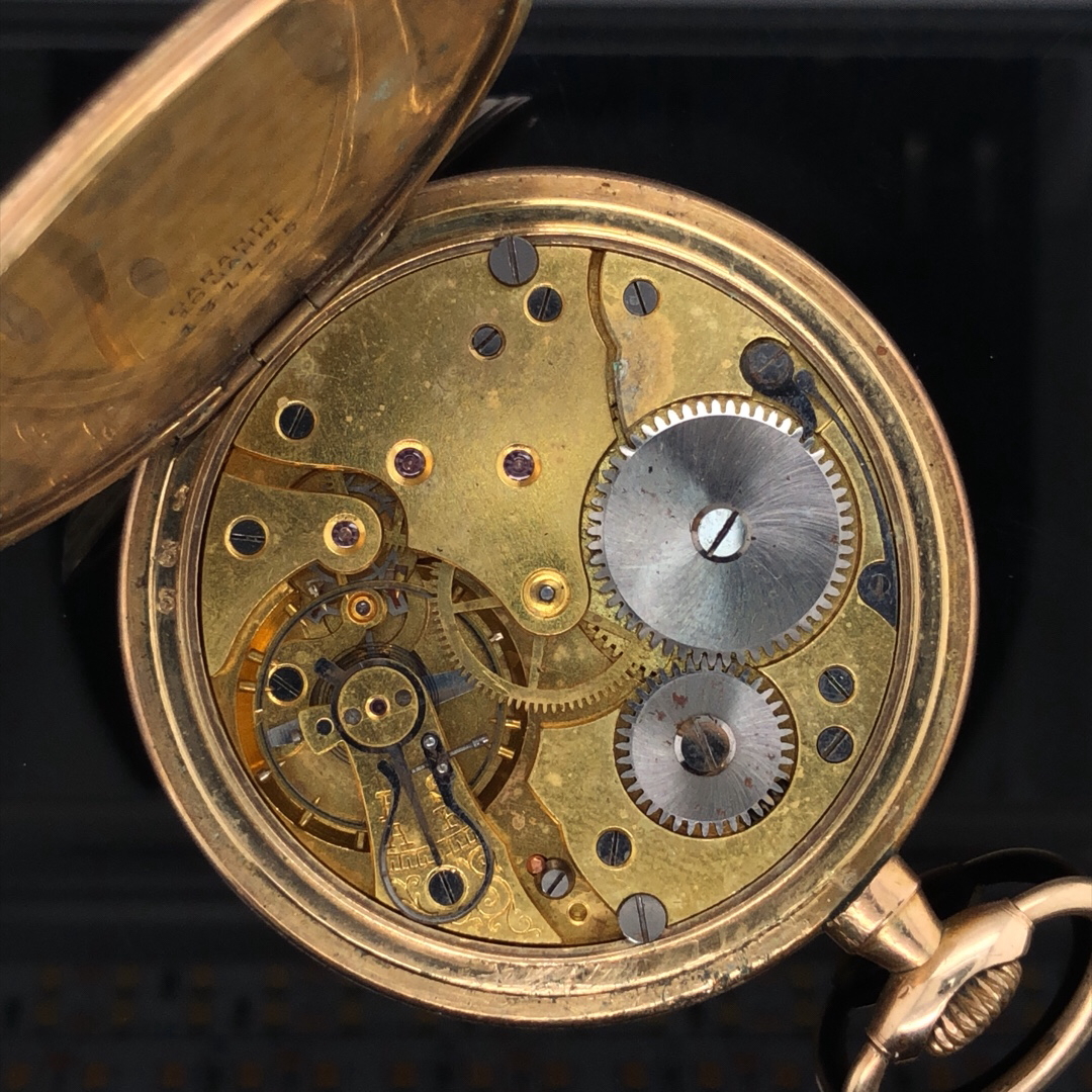 A THOMAS RUSSELL & SON, LIVERPOOL OPEN FACE GOLD PLATED ELGIN POCKET WATCH WITH SUBSIDIARY SECONDS - Image 2 of 8