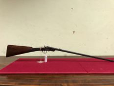 RIFLE (NO FAC REQUIRED), "LEICESTER" SIDE LEVER BREAK BARREL .300 ROOK SERIAL NUMBER ( NVN) (STOCK N